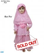 Set hijab Alona pink