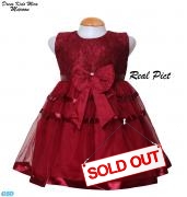 Dress Kids Mica Maroon