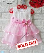 Dress kids nesha soft pink