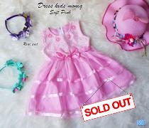 Dress kids moniq soft pink