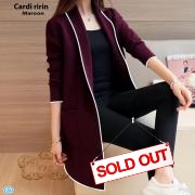 Cardi ririn maroon