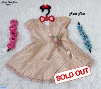 Dress Kids dina Krem