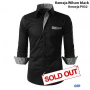 Kemeja Wilson black-kmja P032