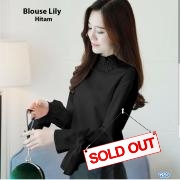 Blouse lily hitam