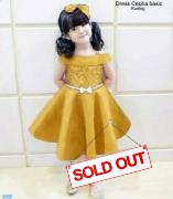 Dress Cecilia basic kuning