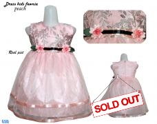 Dress kids fawnia peach
