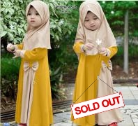Gamis Nana kids kuning