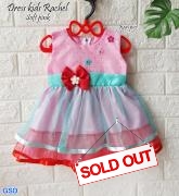 Dress kids rachel soft pink