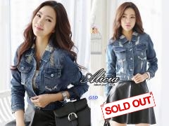 Jaket jeans Alicia-jaket jean licia