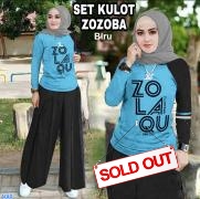 Set Kulot Zozoba biru