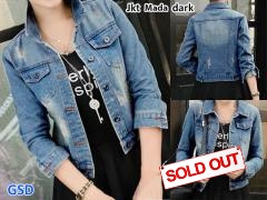 Jaket mada dark blue