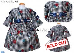 Dress kotak flow kids