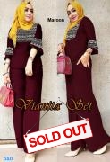 Vianita set maroon
