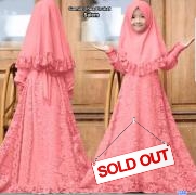 Gamis dhea Brukat salem