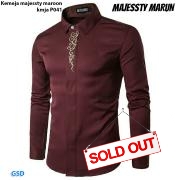 Kemeja majessty maron-kmja P041