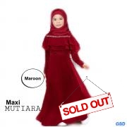Maxi Mutiara Kids maroon