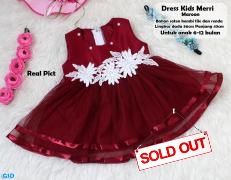 Dress Kids Merri Maroon