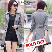 Cardi Katun Lace abu