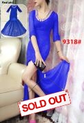 Dress import 9318 blue