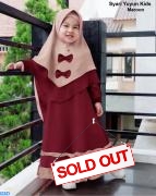Syari yuyun kids maroon