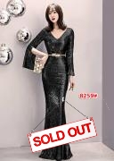 Longdress import 8259 hitam