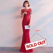 Dress Import 8529 red