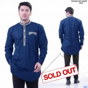Kemeja Koko Gaufar navy
