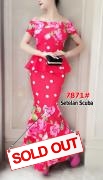 Setelan Import 7871 merah