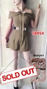 Jumpsuit import 1895 coklat