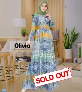 Gamis olivia hijau