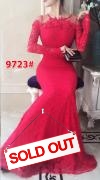 Longdress import 9723 merah