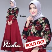 Maxi nisha maroon