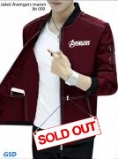 Jaket avanger maroon-jkt 009