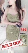 Dress import 759 gold