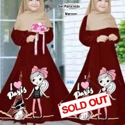 Set paris kids maroon
