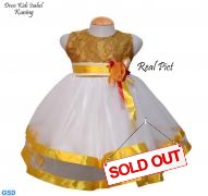 Dress Kids Isabel Brukat kuning