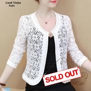 Cardi Trisha putih