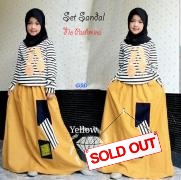 Set sandal kids yellow