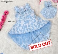 Dress Sakura kids biru