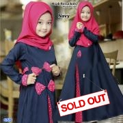 Hijab rossa kids navy-hijab pita dot