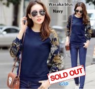 Wasaka blus navy