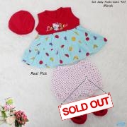 Set bayi fruits kensi 4in1 merah