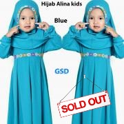 Hijab Alina kids blue