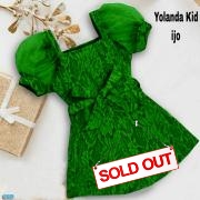 Dress Yolanda kids hijau