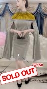 Dress import 8215 kuning