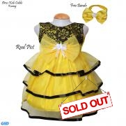 Dress Kids Cabbi kuning