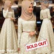 Hijab reynata krem-hijab nata