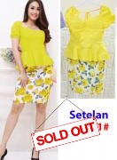 Setelan import 9910-1 kuning