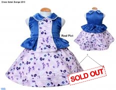 Dress Saten bunga