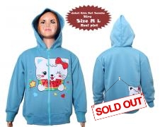 Jaket Cat Semangka biru